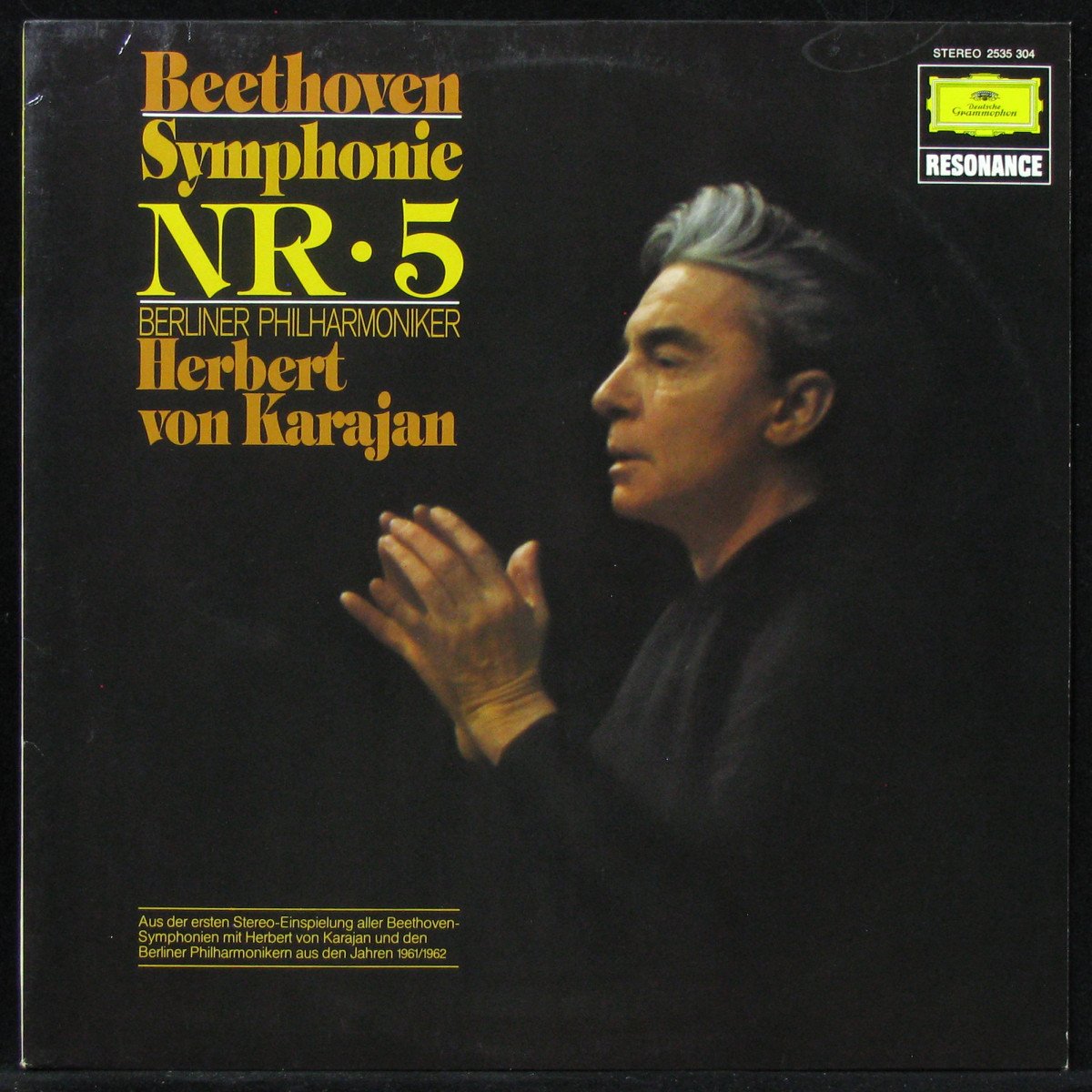 LP Herbert Von Karajan — Beethoven: Symphony No. 5 фото