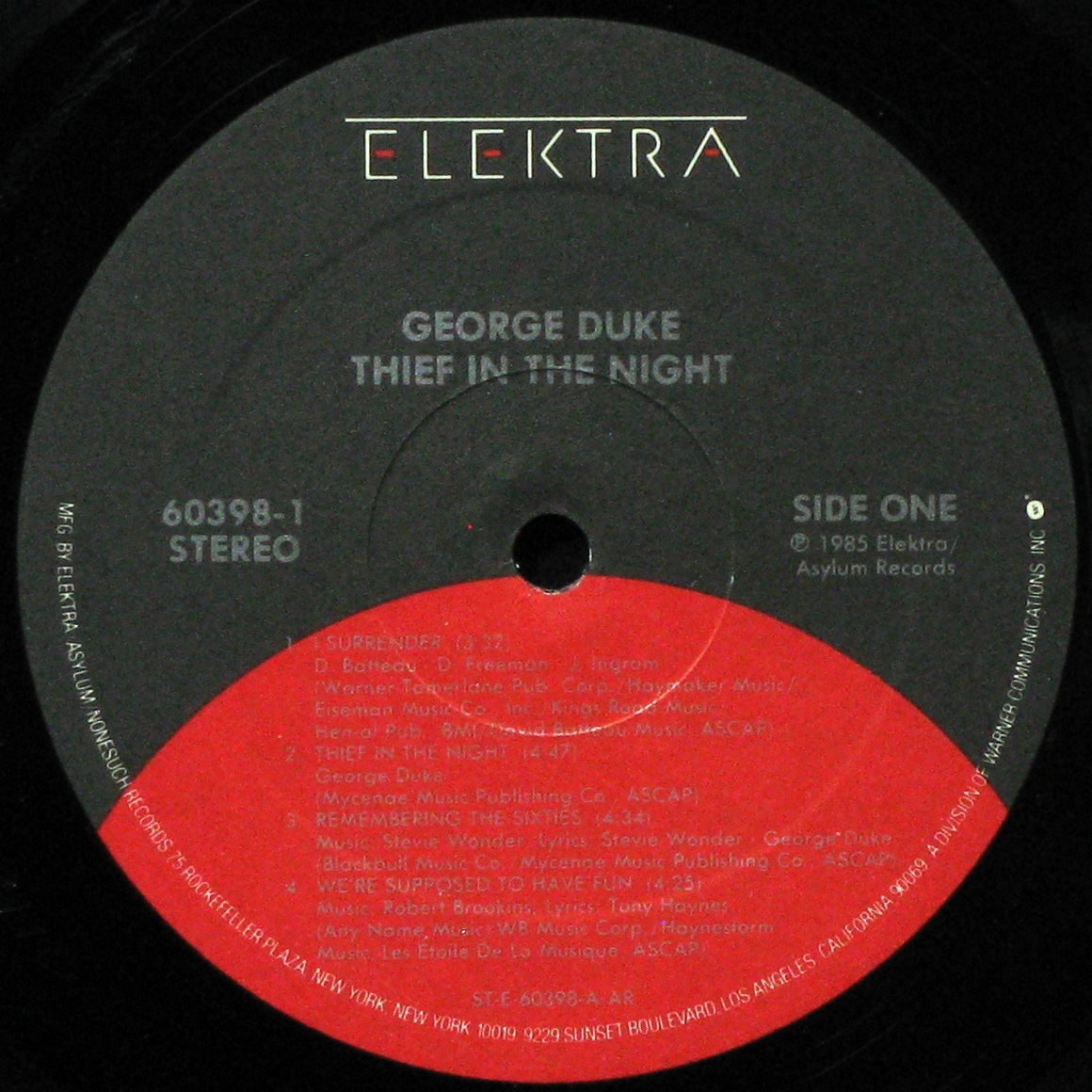 LP George Duke — Thief In The Night фото 2