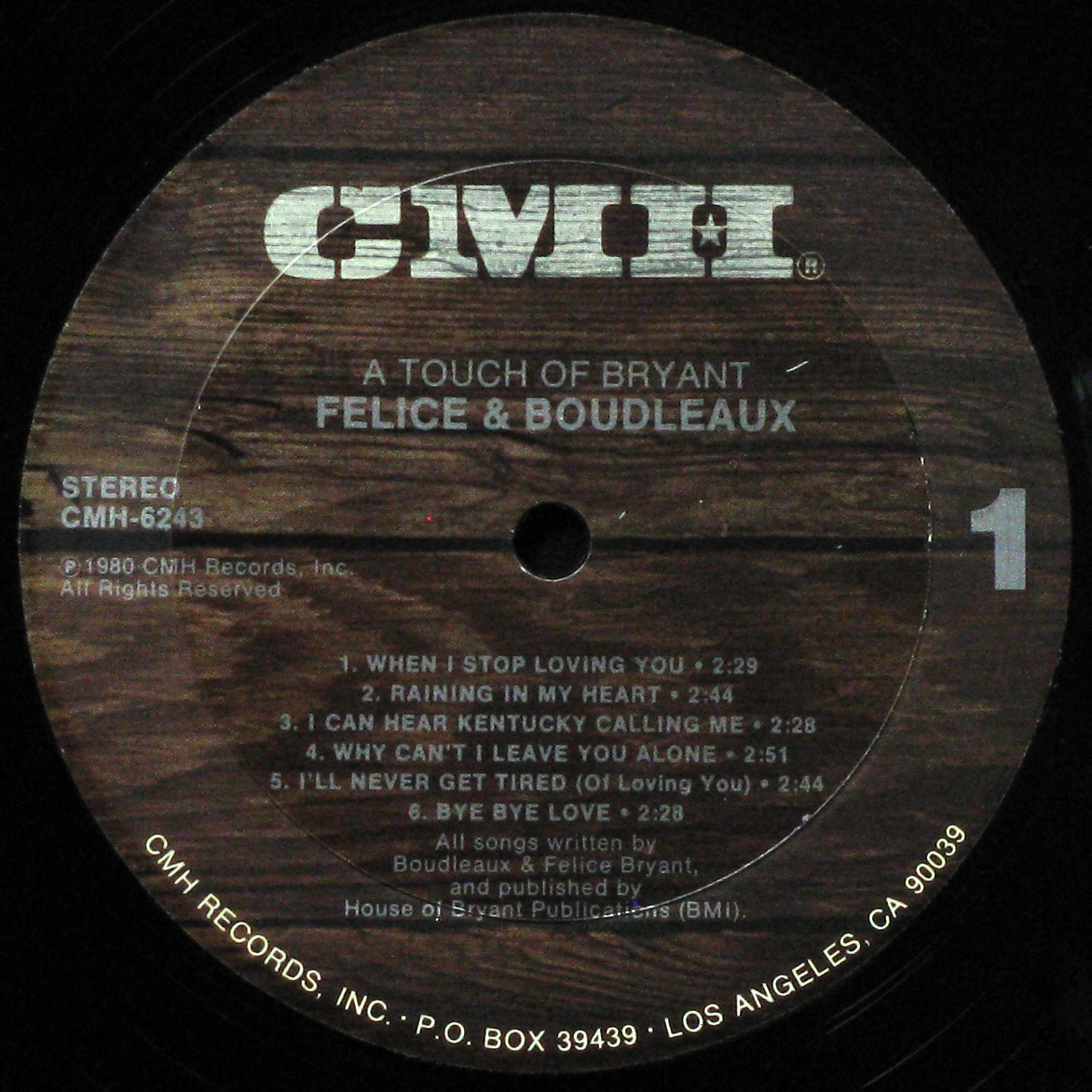 LP Felice & Boudleaux — A Touch Of Bryant фото 2