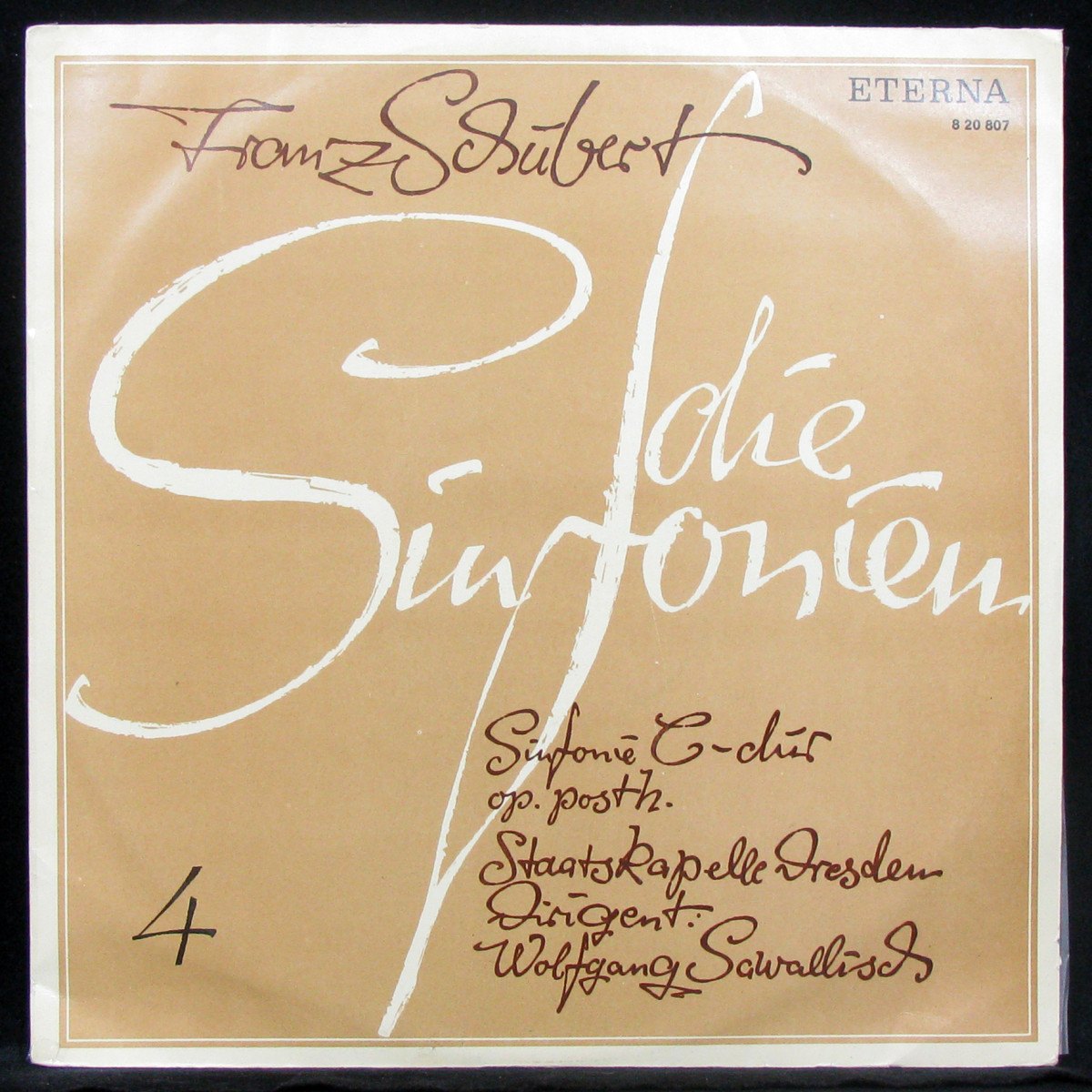 LP Wolfgang Sawallisch — Franz Schubert: Sin. C-dur Op. Posth. (mono) фото