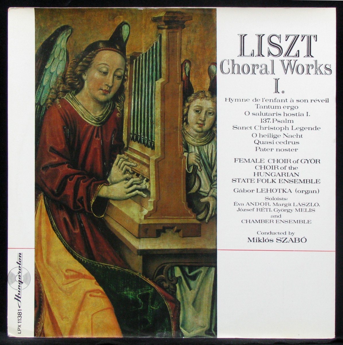 LP Miklos Szabo — Liszt: Choral Works I (mono) фото