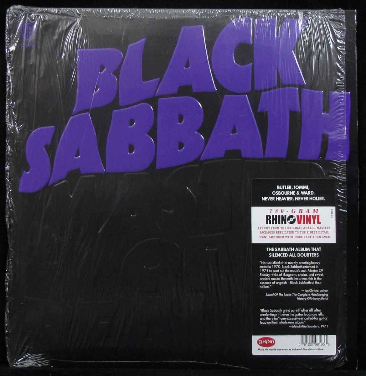 LP Black Sabbath — Master Of Reality (+ poster) фото