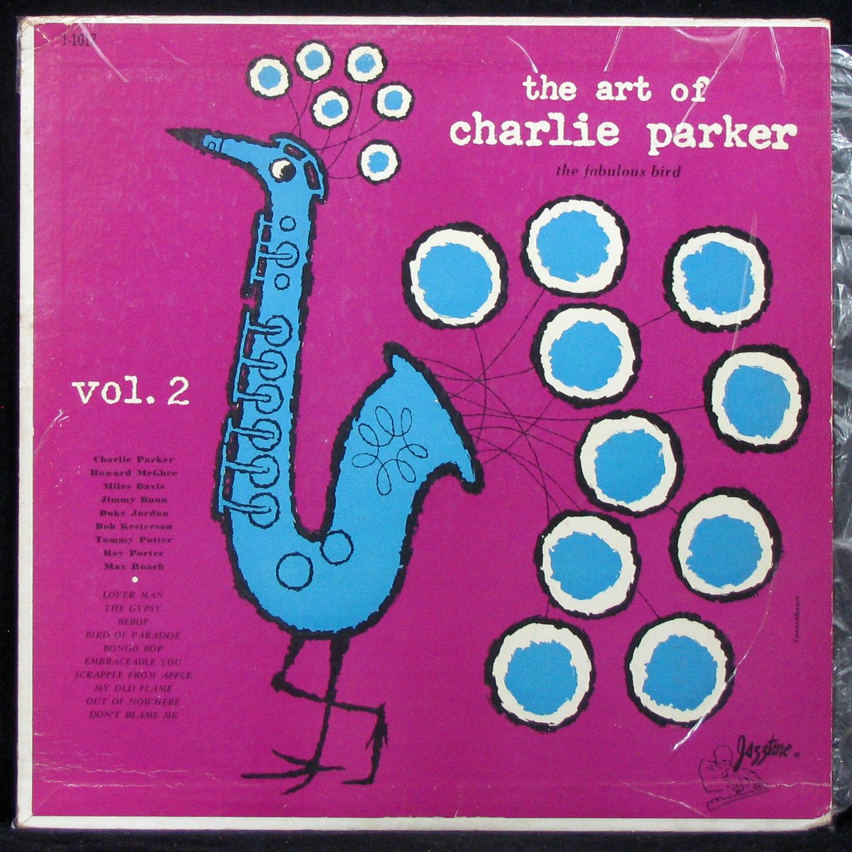 LP Charlie Parker — Art Of Charlie Parker - Vol. 2: The Fabulous Bird  (mono) фото