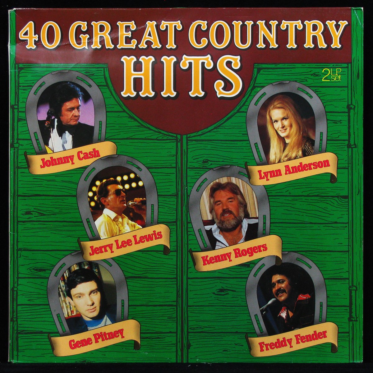 LP V/A — 40 Great Country Hits (2LP) фото
