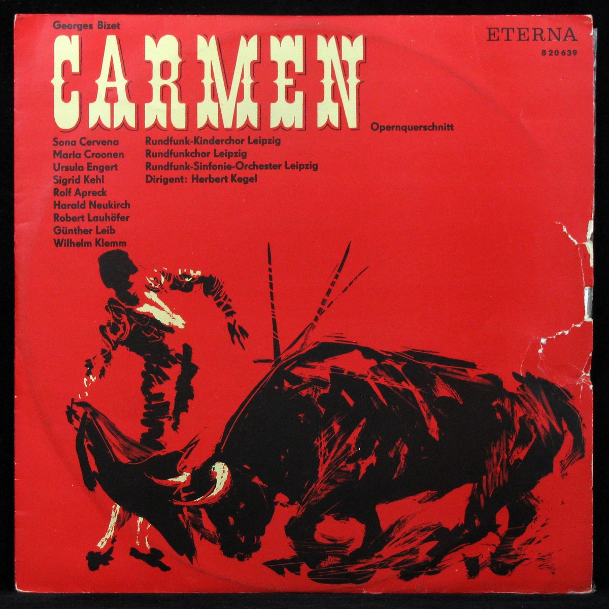 LP Herbert Kegel — Georges Bizet: Carmen (mono) фото