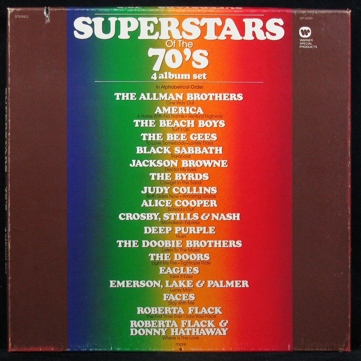 LP V/A — Superstars Of The 70's (4LP Box) фото