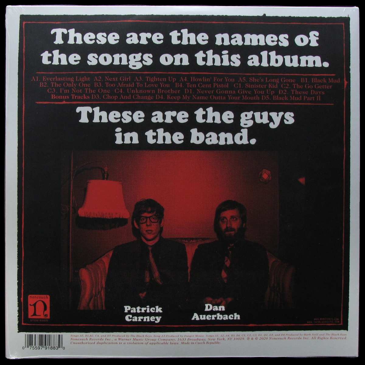 LP Black Keys — Brothers (2LP, + poster) фото 2