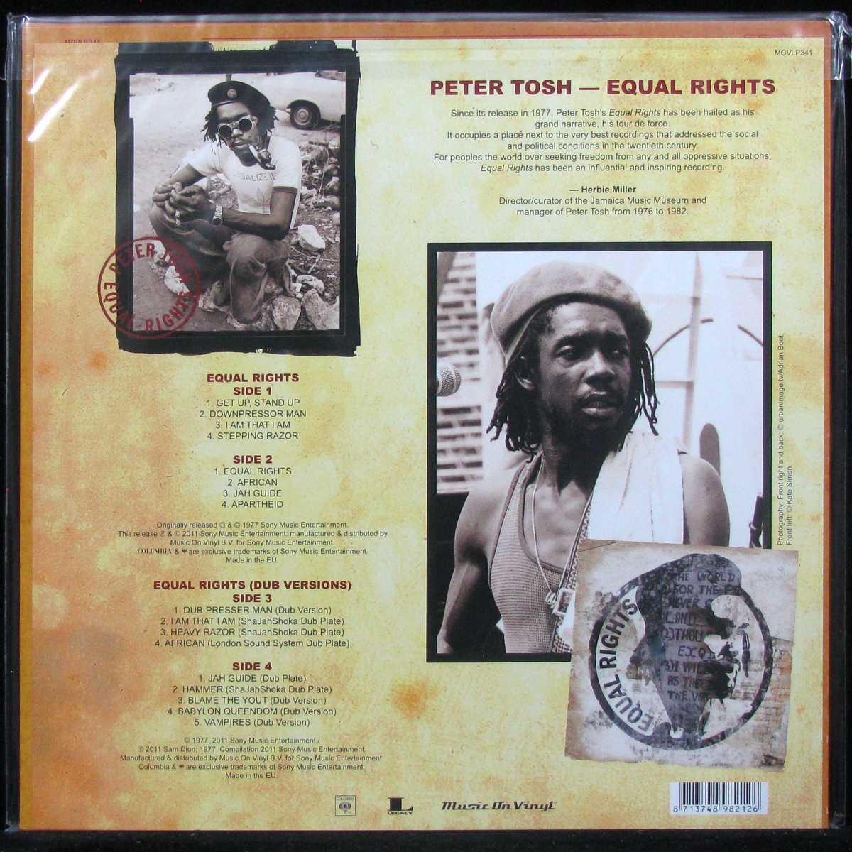 LP Peter Tosh — Equal Rights (2LP) фото 2