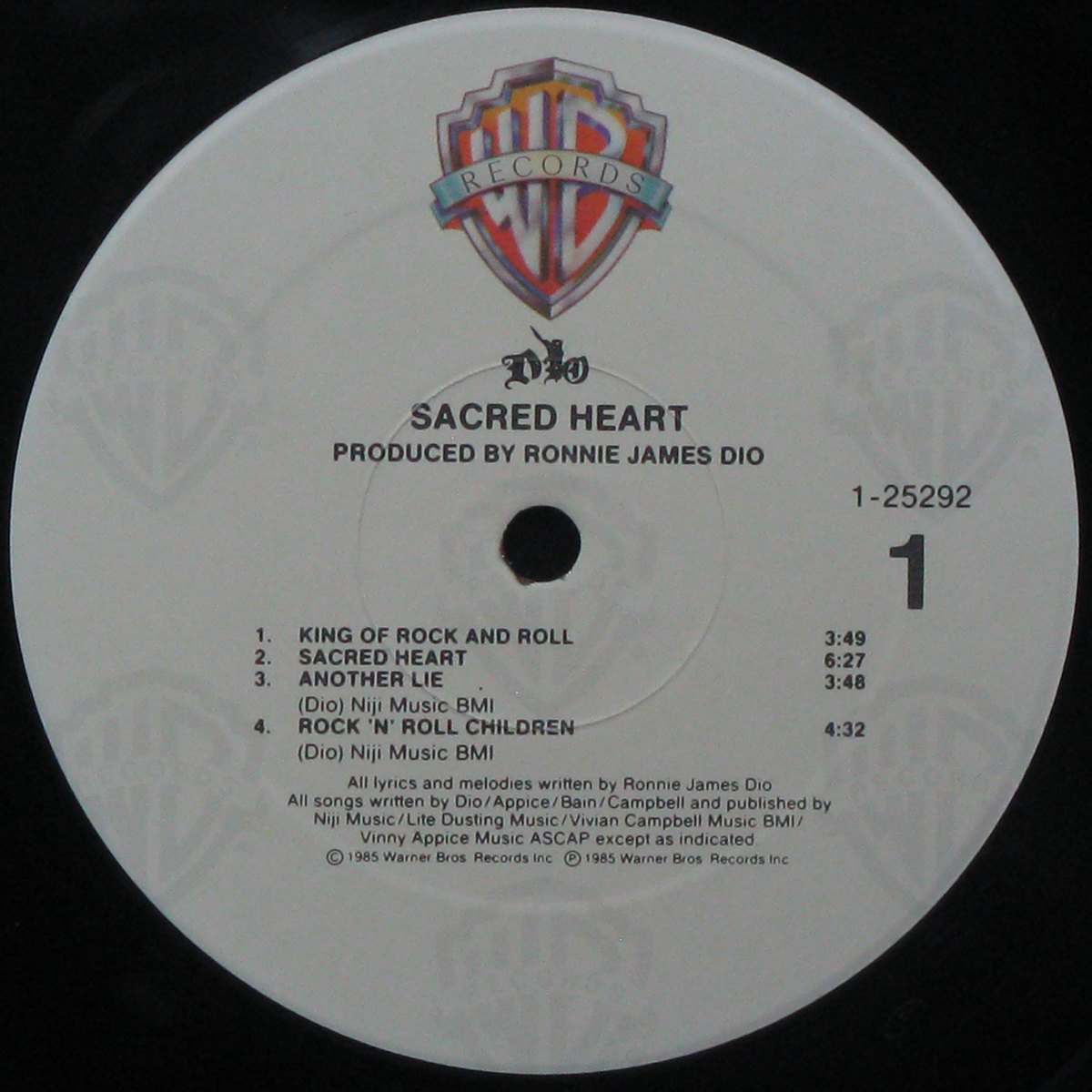 LP Dio — Sacred Heart фото 3