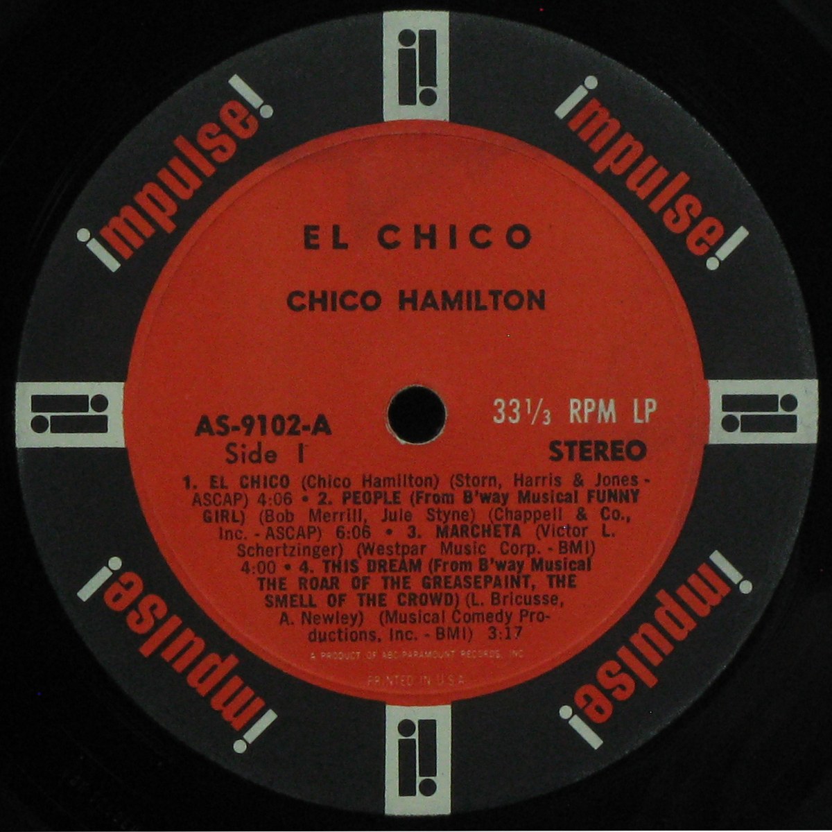 LP Chico Hamilton — El Chico фото 3