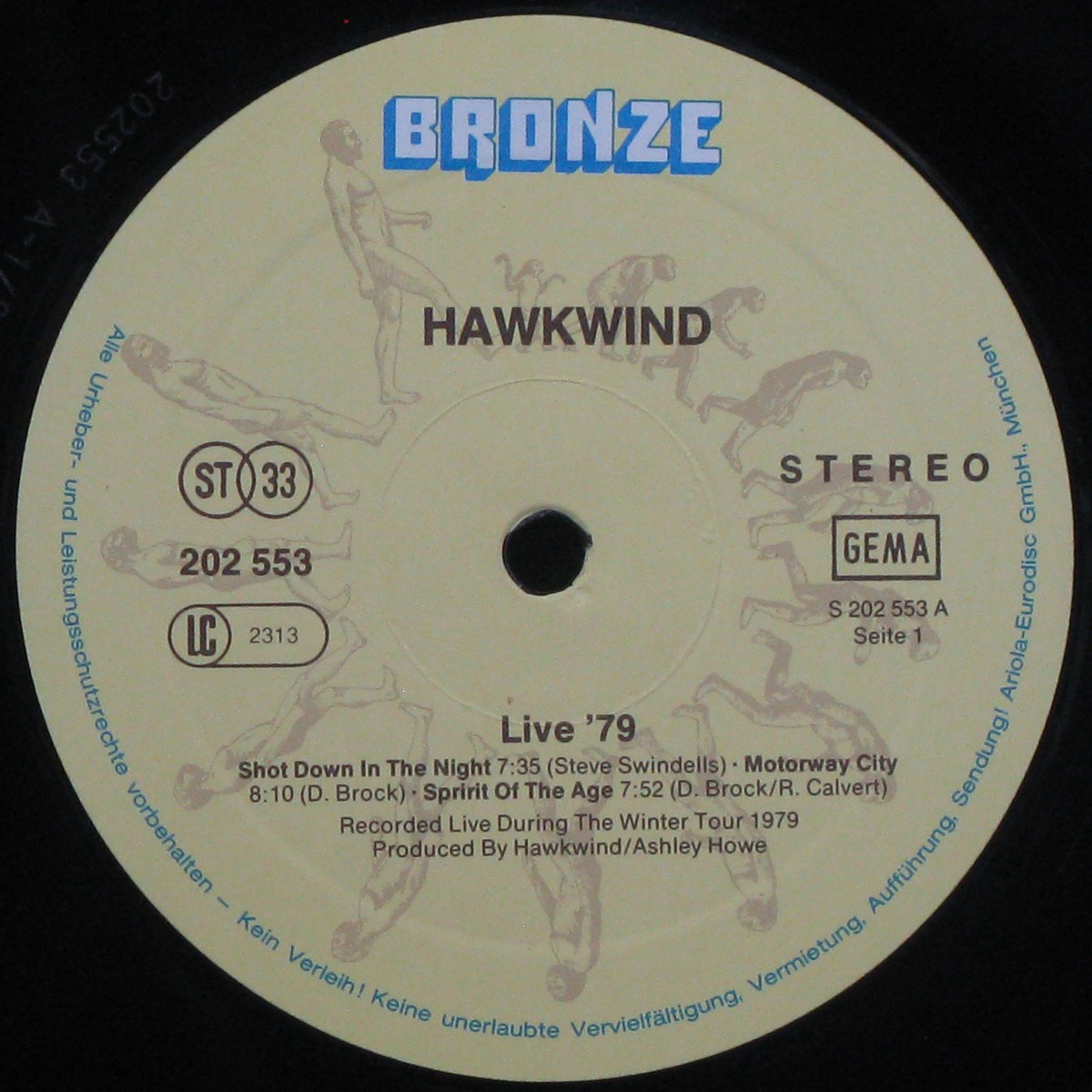 LP Hawkwind — Live Seventy Nine фото 2