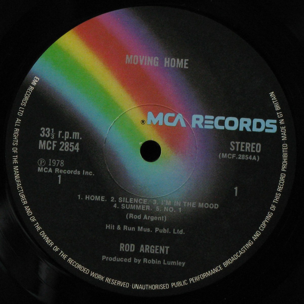 LP Rod Argent — Moving Home фото 2