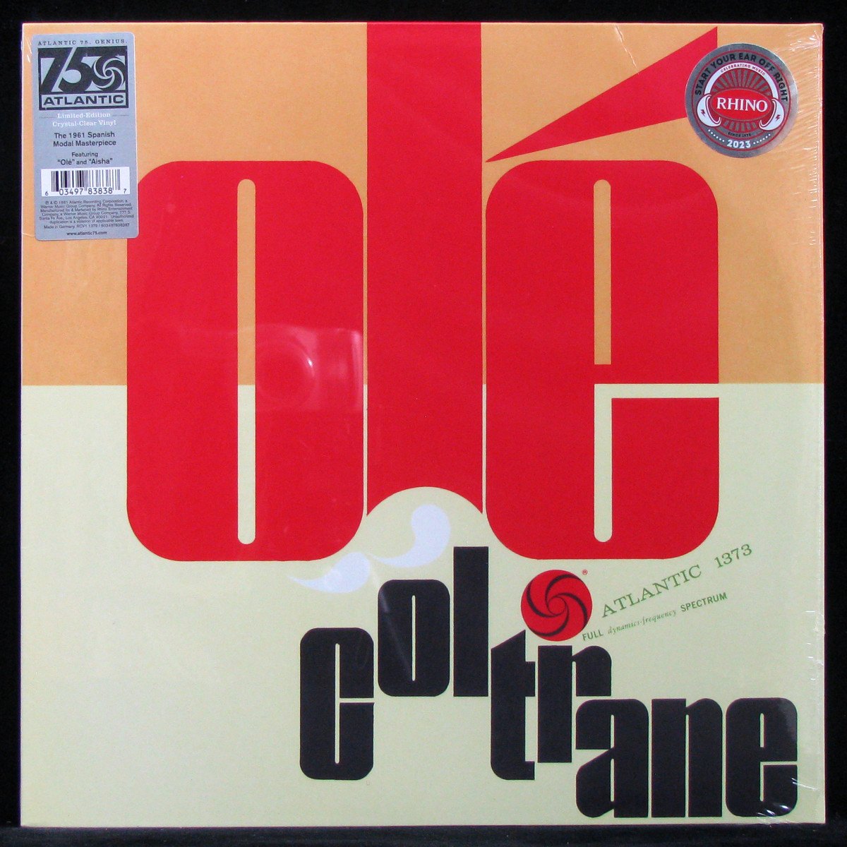 LP John Coltrane — Ole Coltrane (coloured vinyl, mono) фото