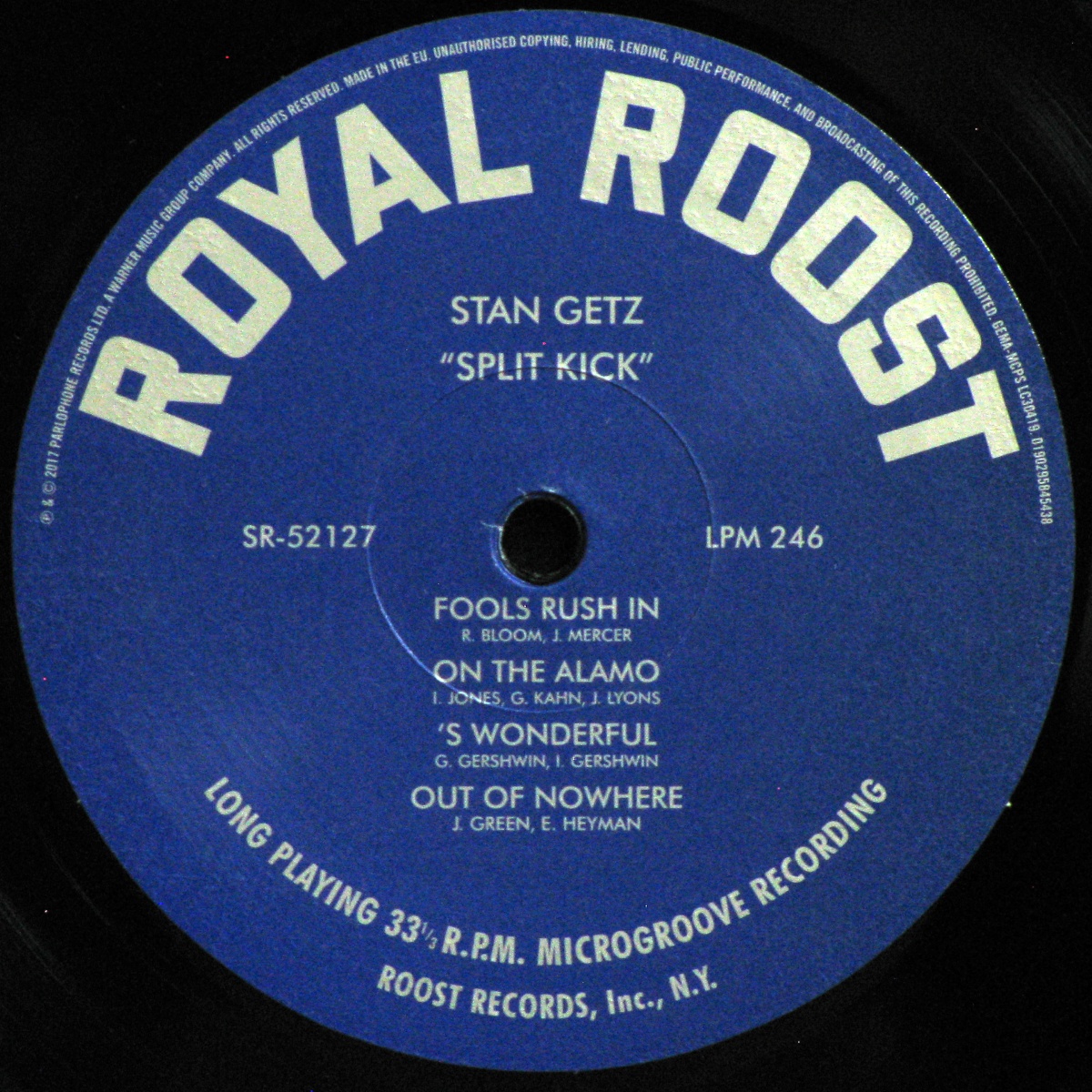 LP Stan Getz — Split Kick (mono) фото 2