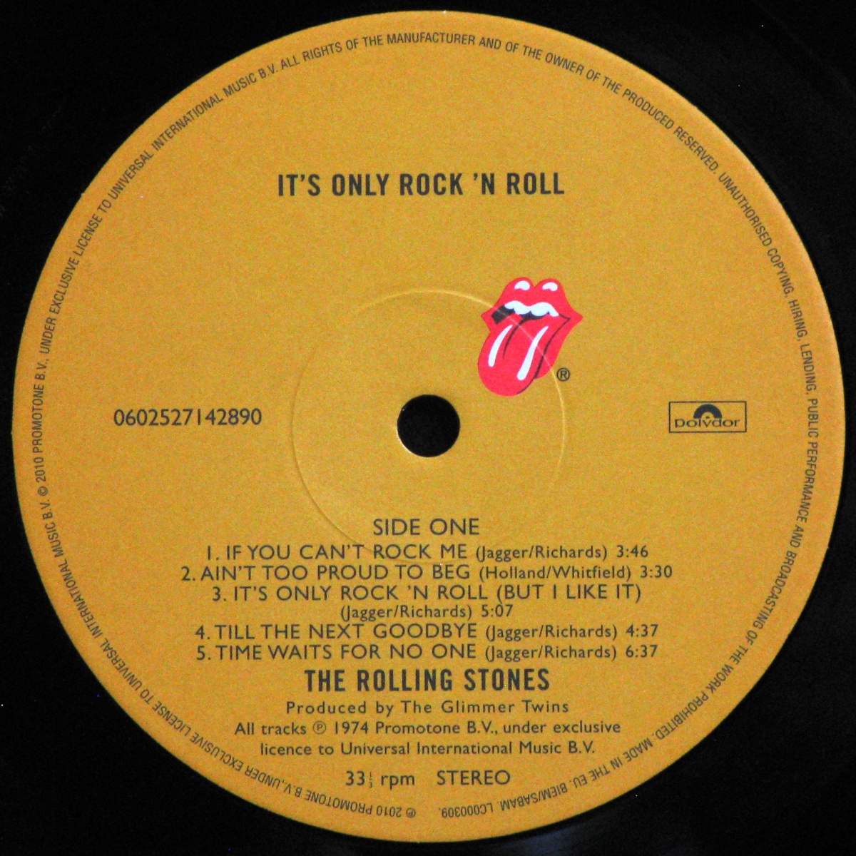 LP Rolling Stones — It's Only Rock 'N Roll фото 5