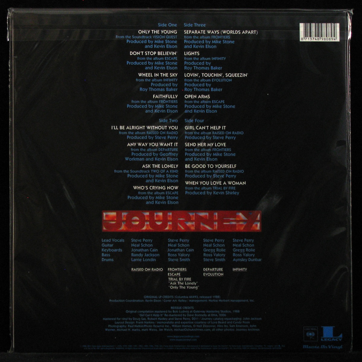 LP Journey — Greatest Hits Vol.1 (2LP) фото 2