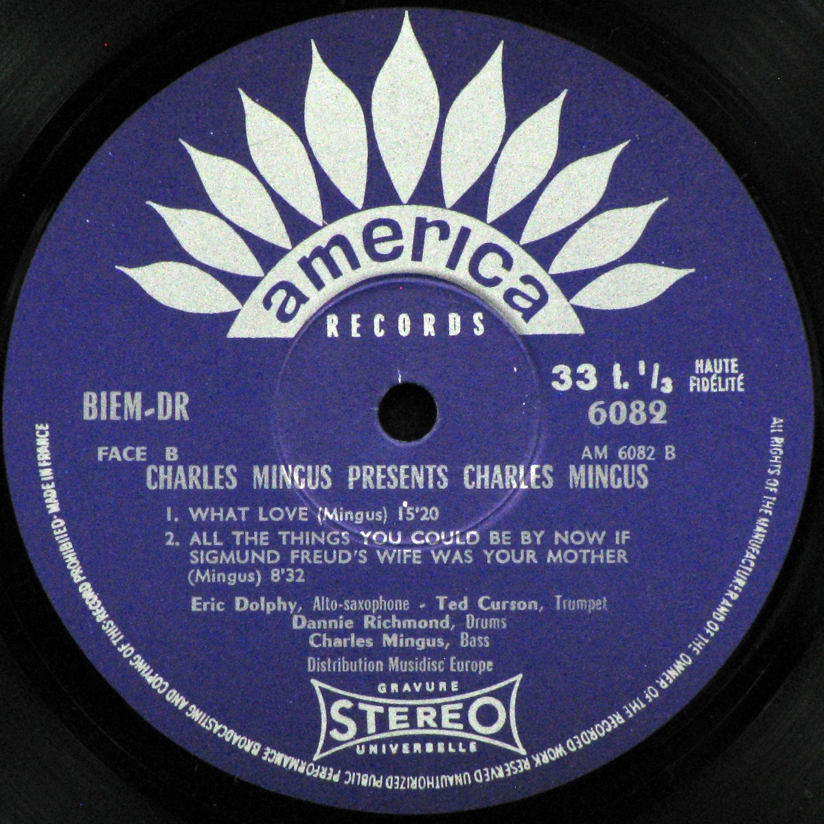 LP Charles Mingus — Presents Charles Mingus фото 3