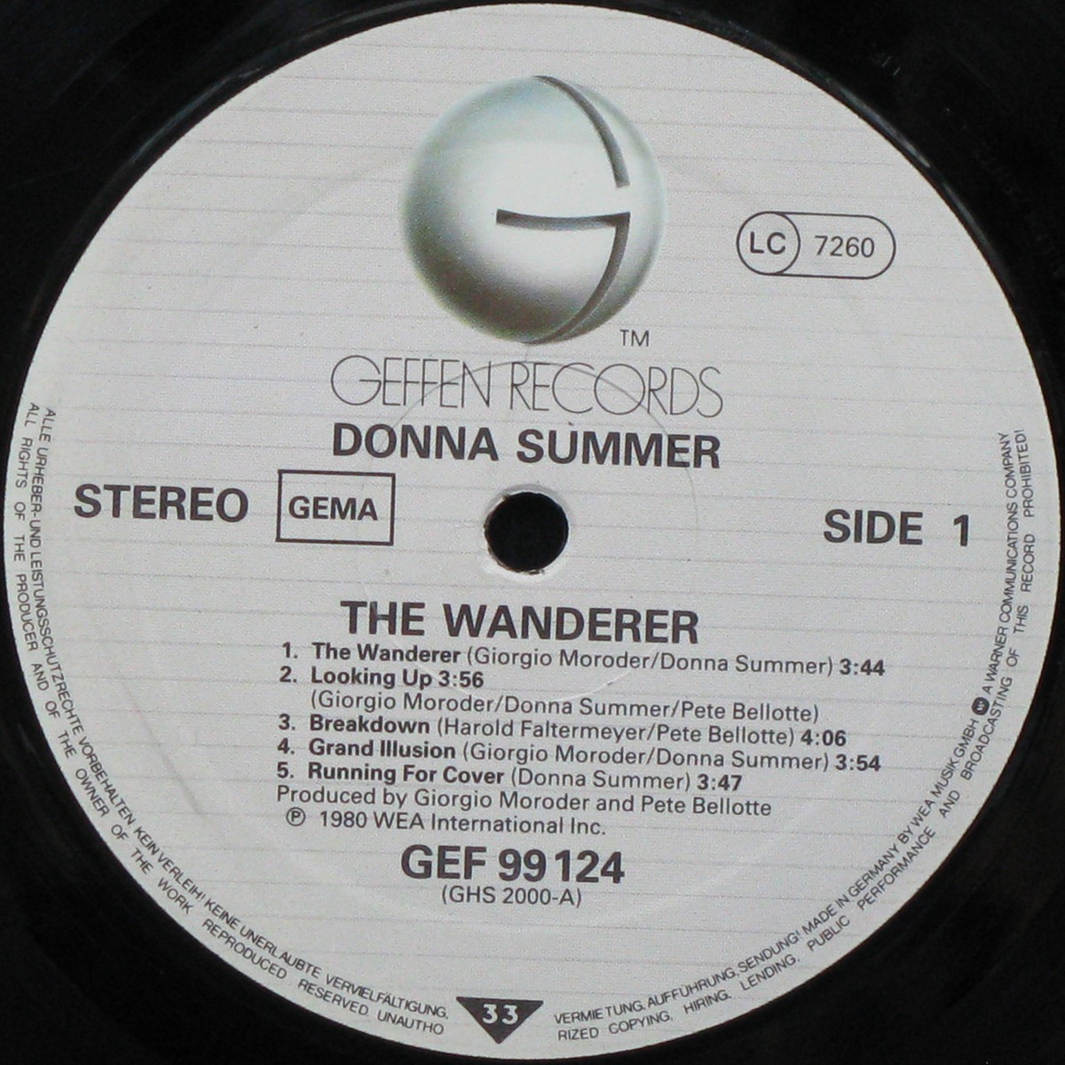 LP Donna Summer — Wanderer фото 2