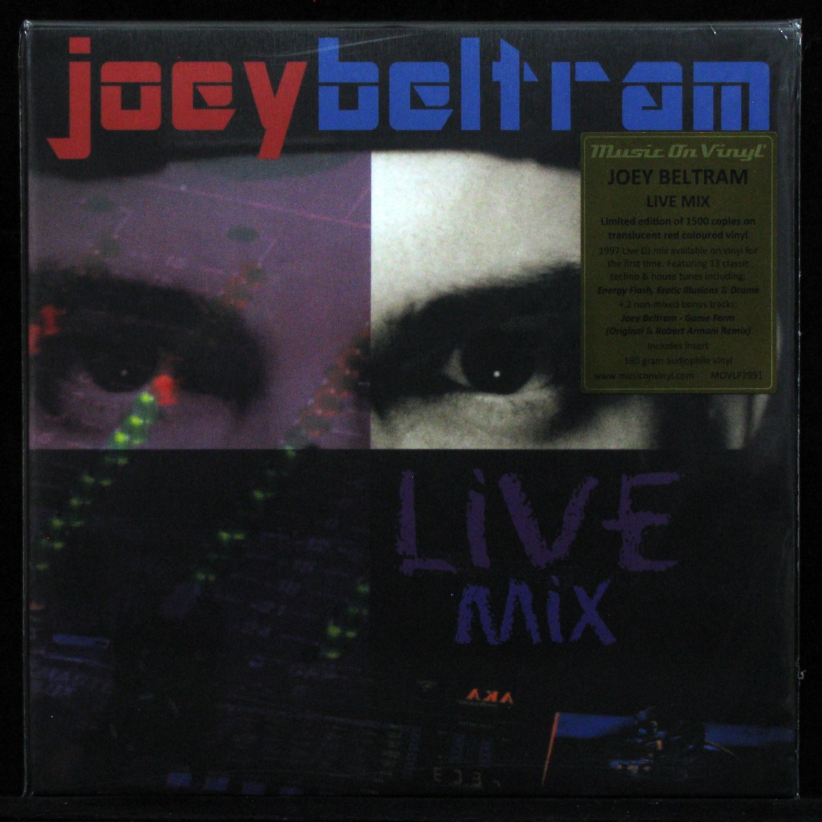 LP Joey Beltram — Live Mix (coloured vinyl) фото