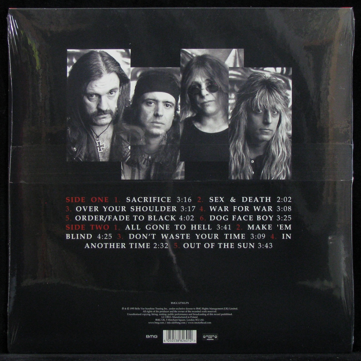 LP Motorhead — Sacrifice (coloured vinyl) фото 2
