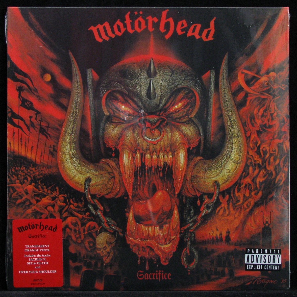 LP Motorhead — Sacrifice (coloured vinyl) фото
