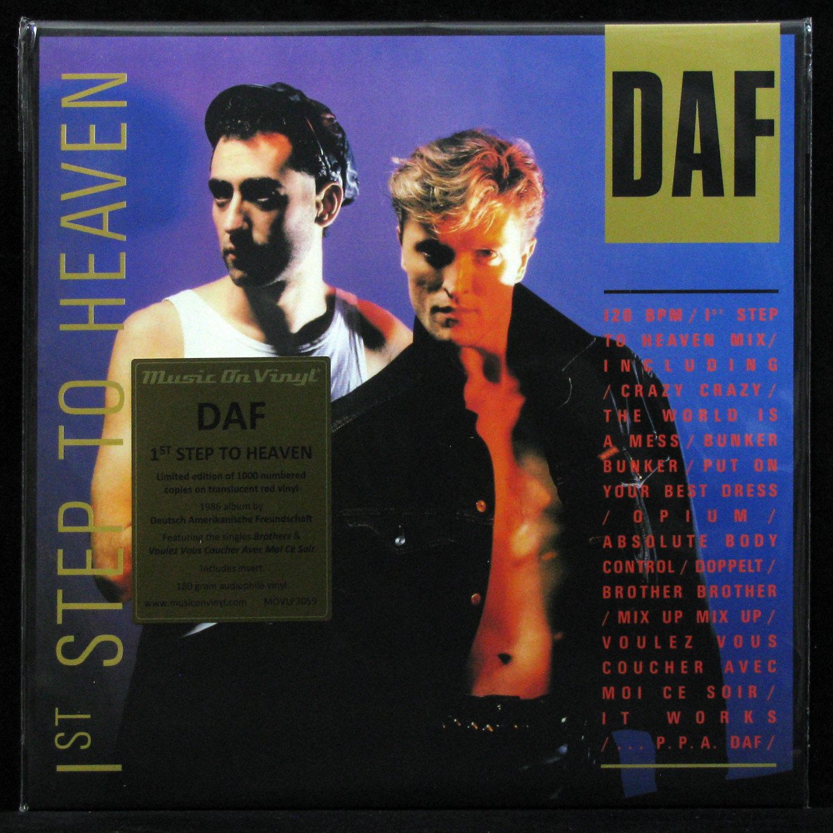 LP Daf — 1st Step To Heaven (coloured vinyl) фото