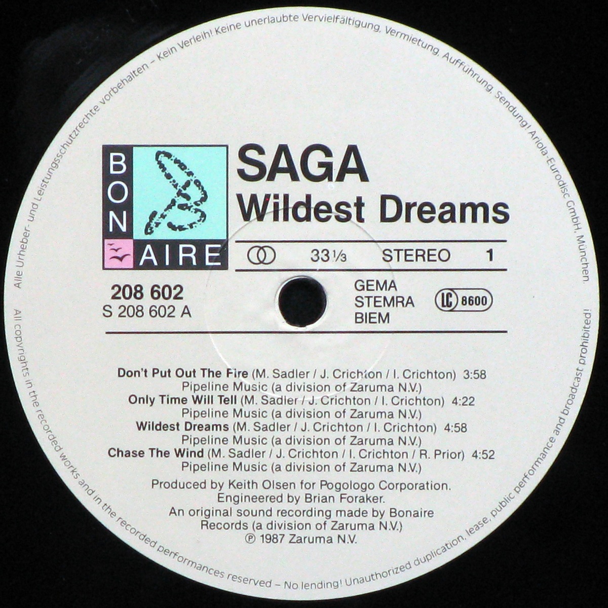 LP Saga — Wildest Dreams фото 2