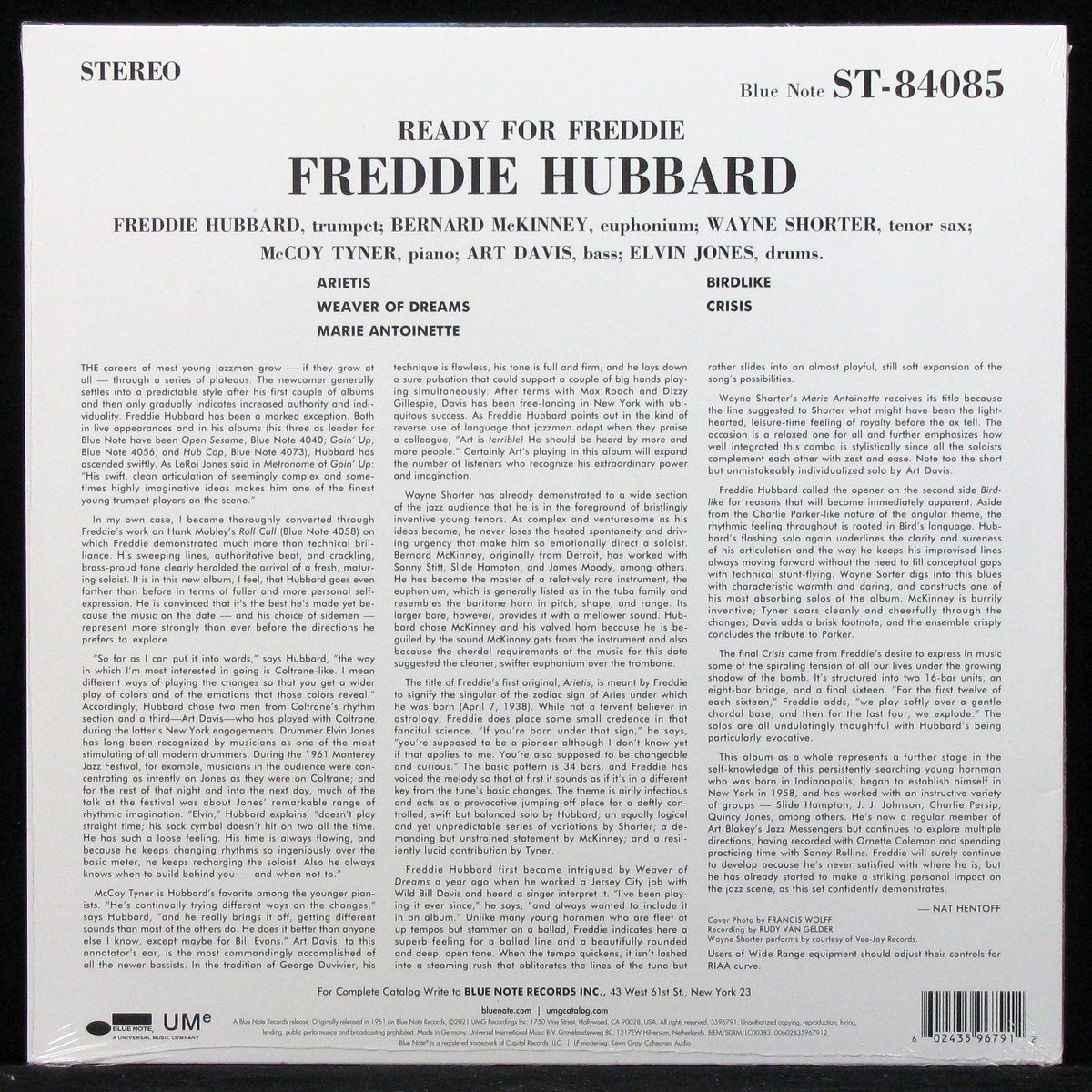 LP Freddie Hubbard — Ready For Freddie фото 2