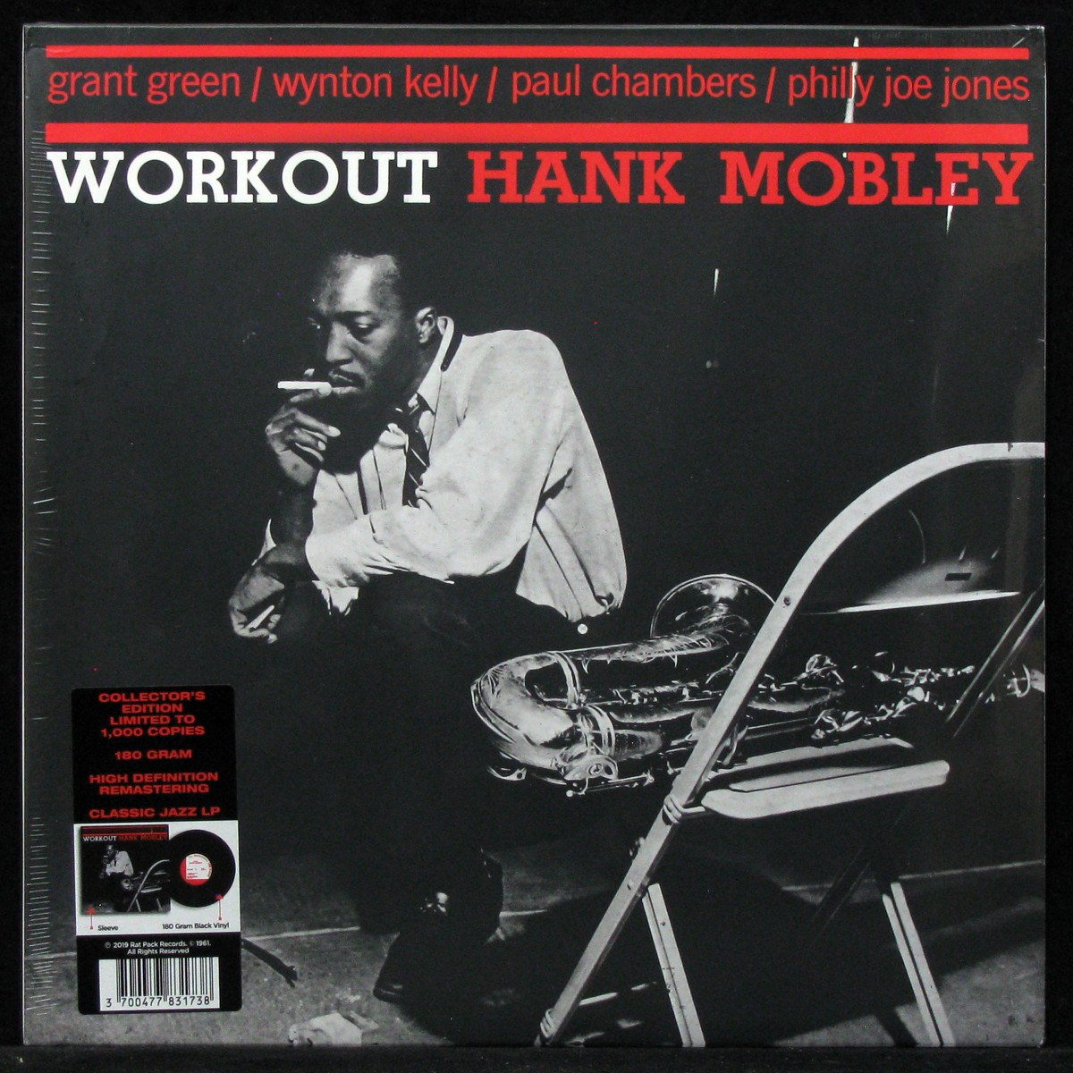 LP Hank Mobley — Workout (mono) фото