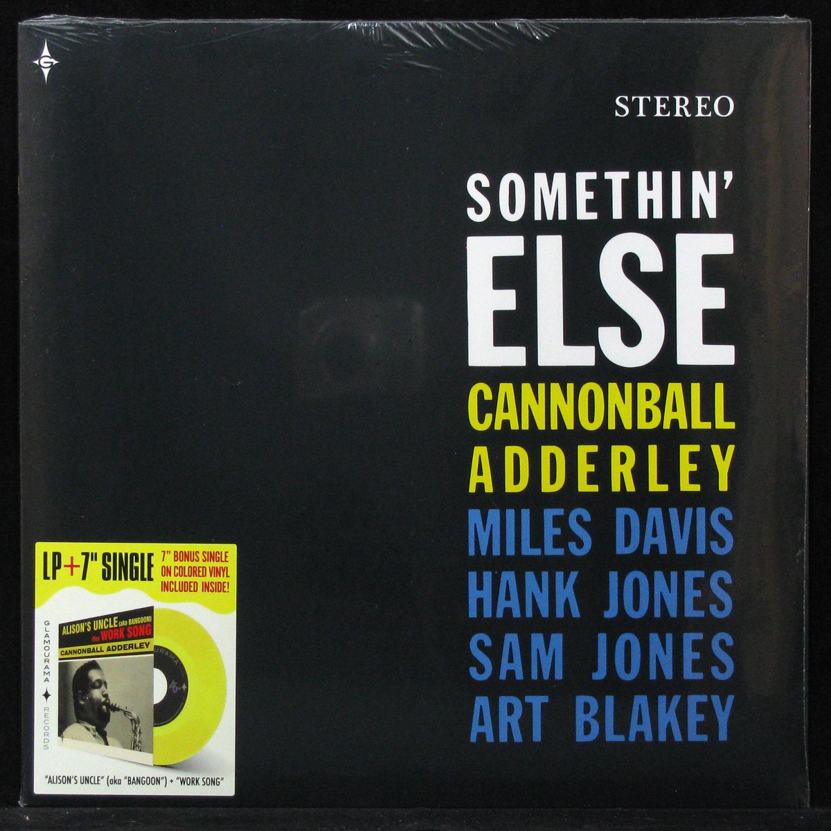 LP Cannonball Adderley — Somethin' Else (+single) фото