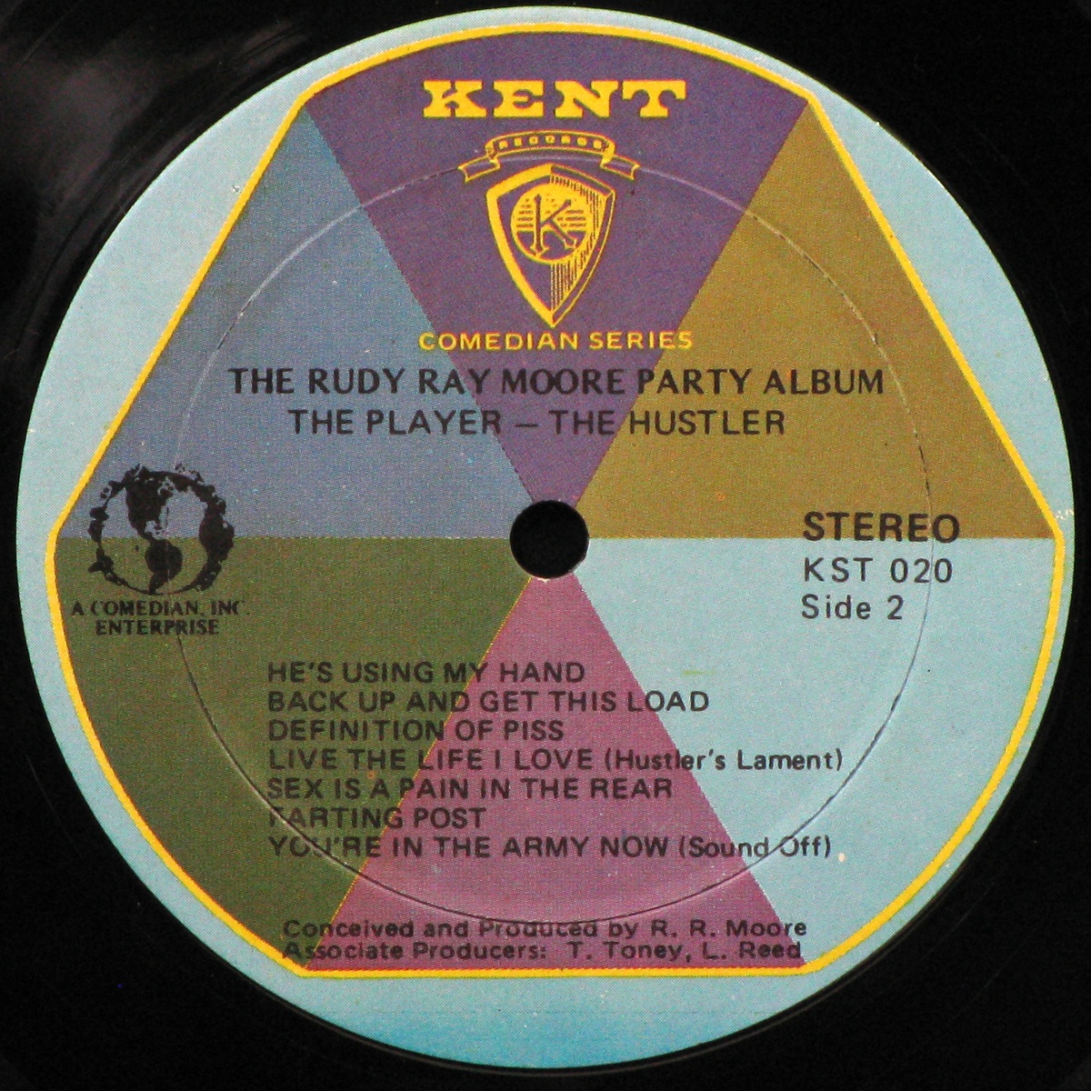 LP Rudy Ray Moore/ Lady Reed — Rudy Ray Moore Party Album: The Player - The Hustler фото 2