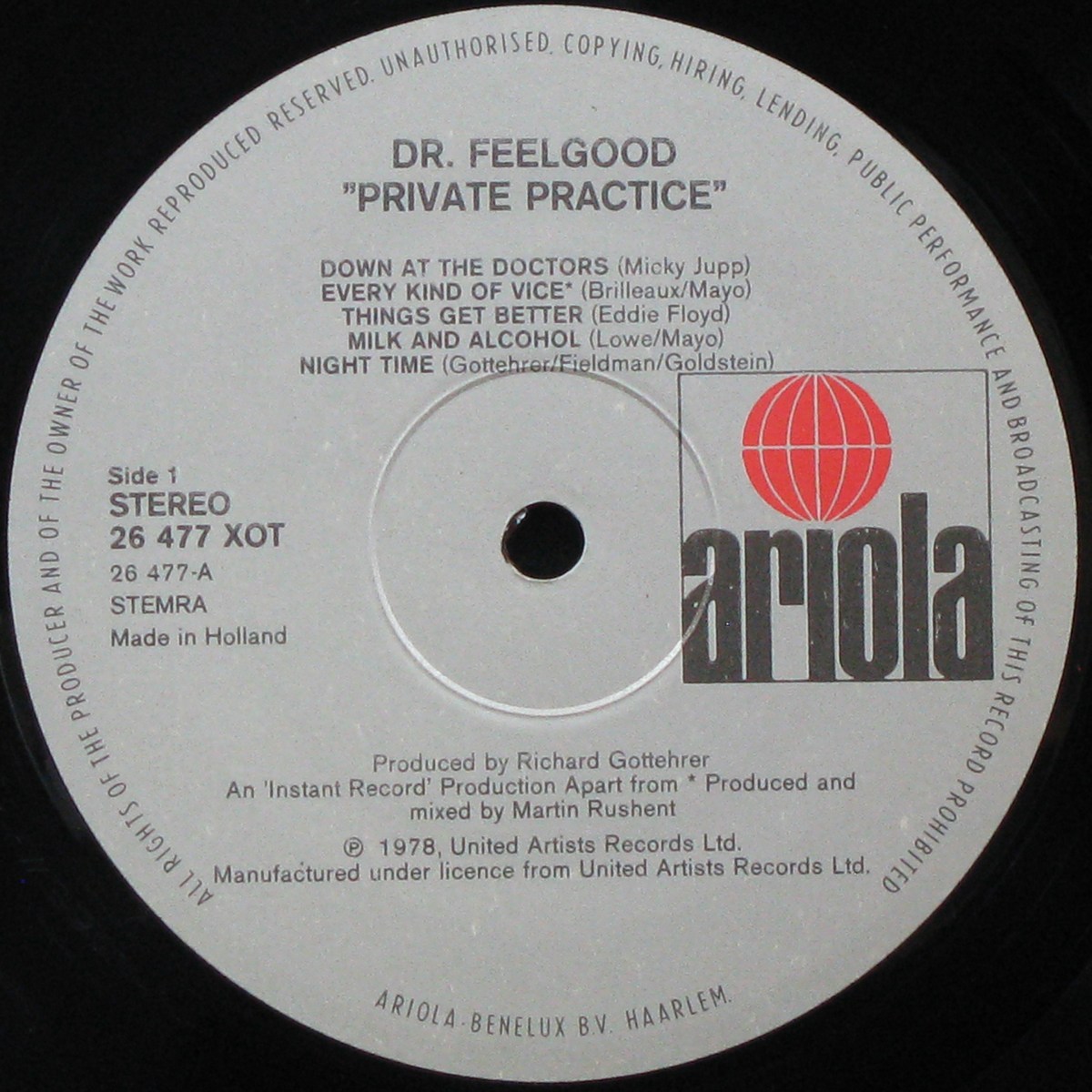 LP Dr. Feelgood — Private Practice фото 2