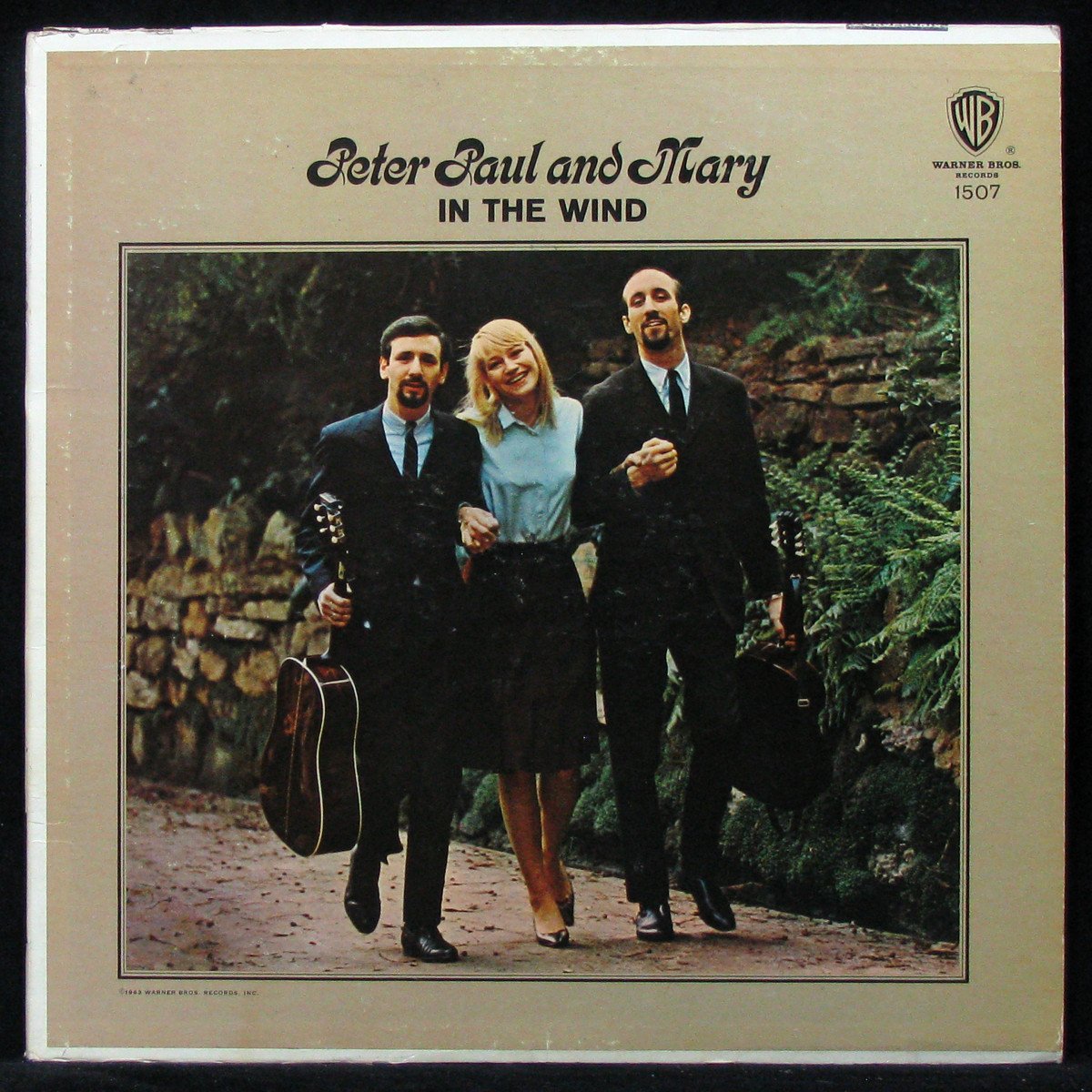 LP Peter, Paul And Mary — In The Wind (mono) фото