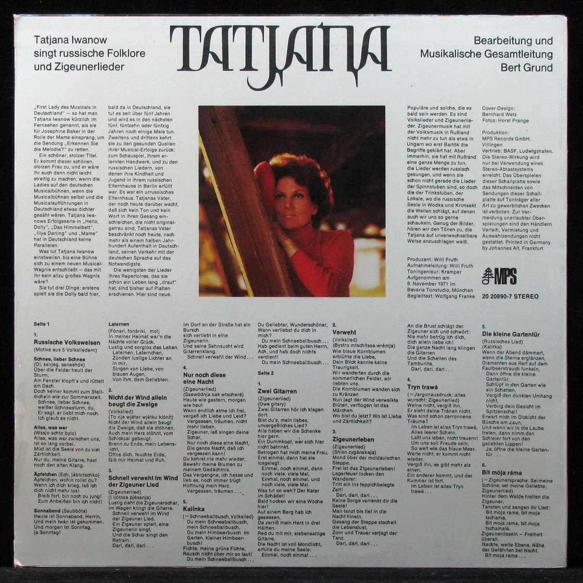 LP Tatjana Iwanow — Tatjana фото 2