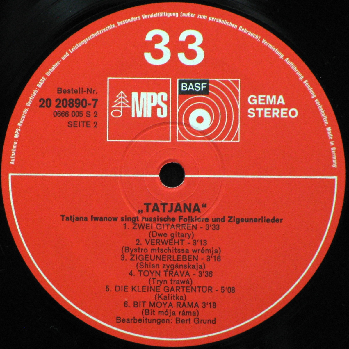 LP Tatjana Iwanow — Tatjana фото 4