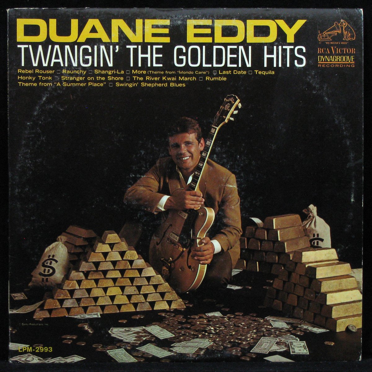 LP Duane Eddy — Twangin' The Golden Hits (mono) фото
