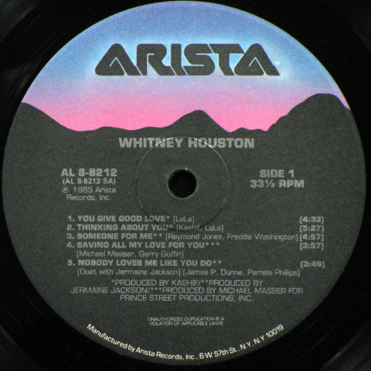LP Whitney Houston — Whitney Houston фото 2