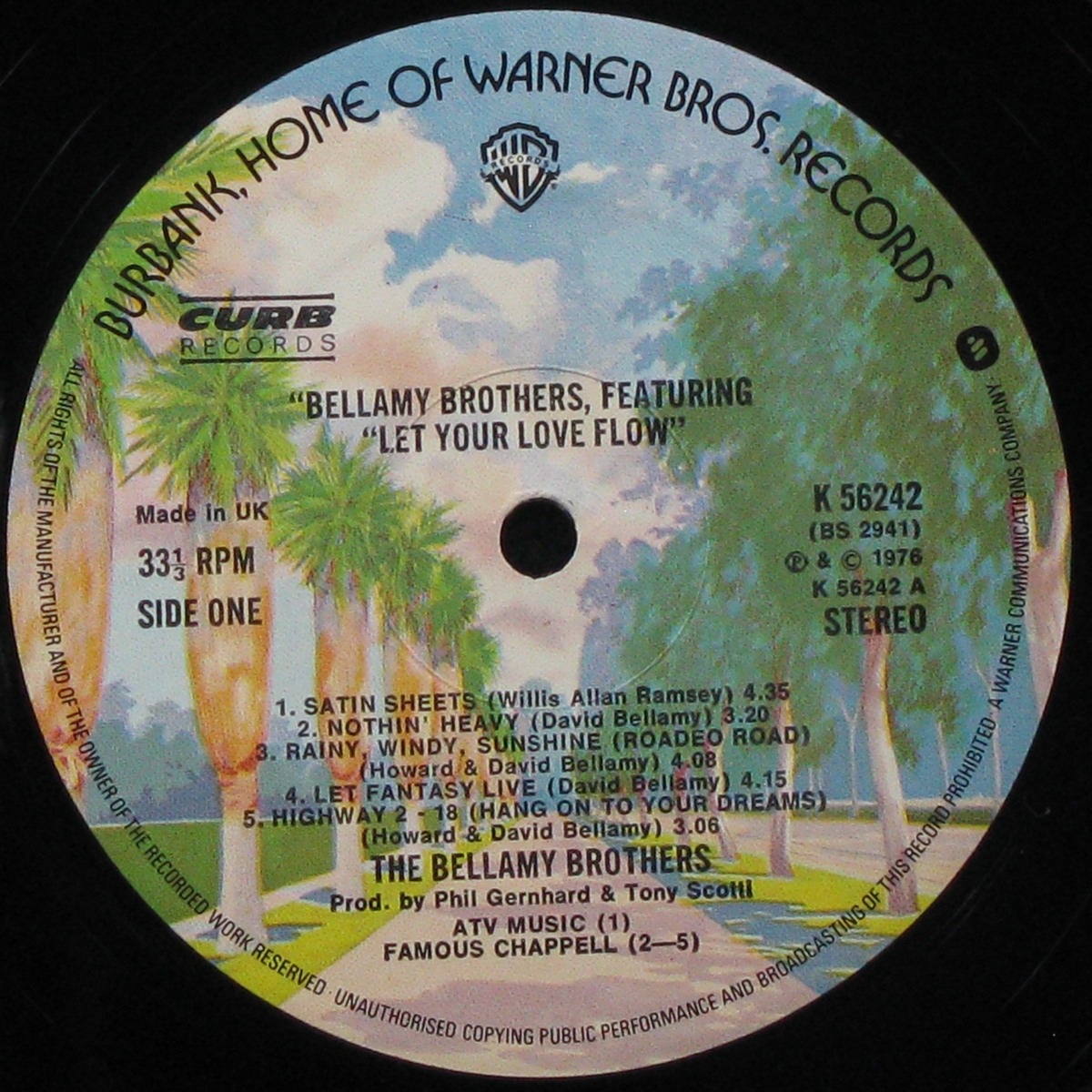 LP Bellamy Brothers — Let Your Love Flow фото 2