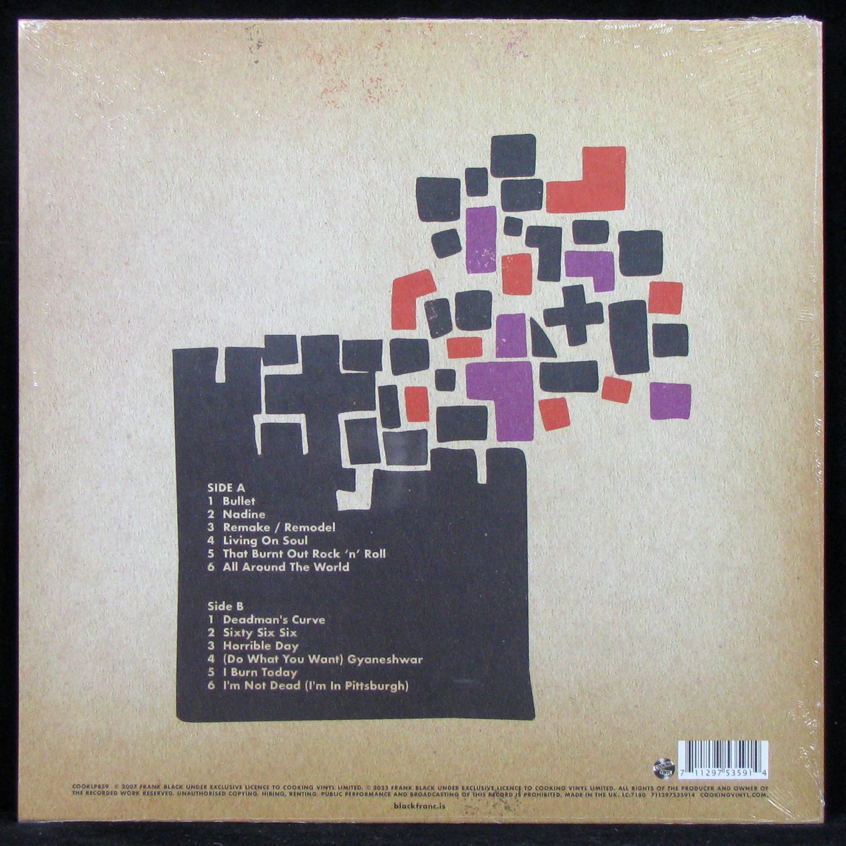LP Frank Black — Live 2006 (coloured vinyl) фото 2