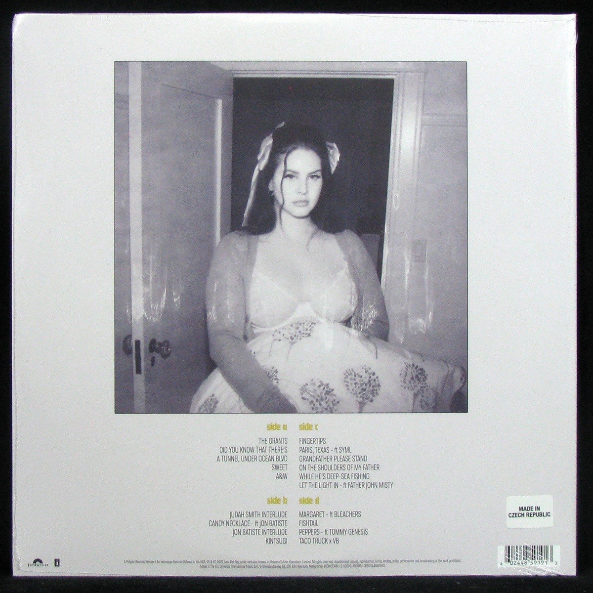 LP Lana Del Rey — Did You Know That There's A Tunnel Under Ocean Blvd (2LP) фото 2