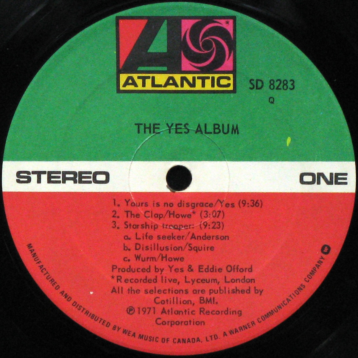 LP Yes — Yes Album фото 3