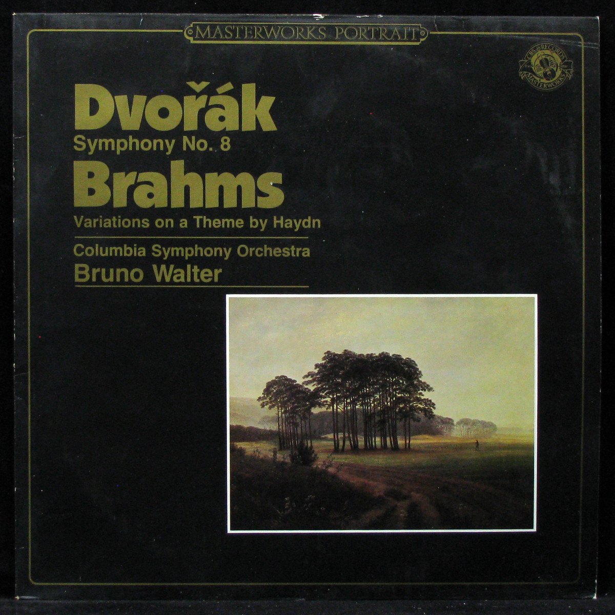 LP Bruno Walter — Dvorak / Brahms: Symphonie N° 8 / Variations On A Theme By Haydn фото