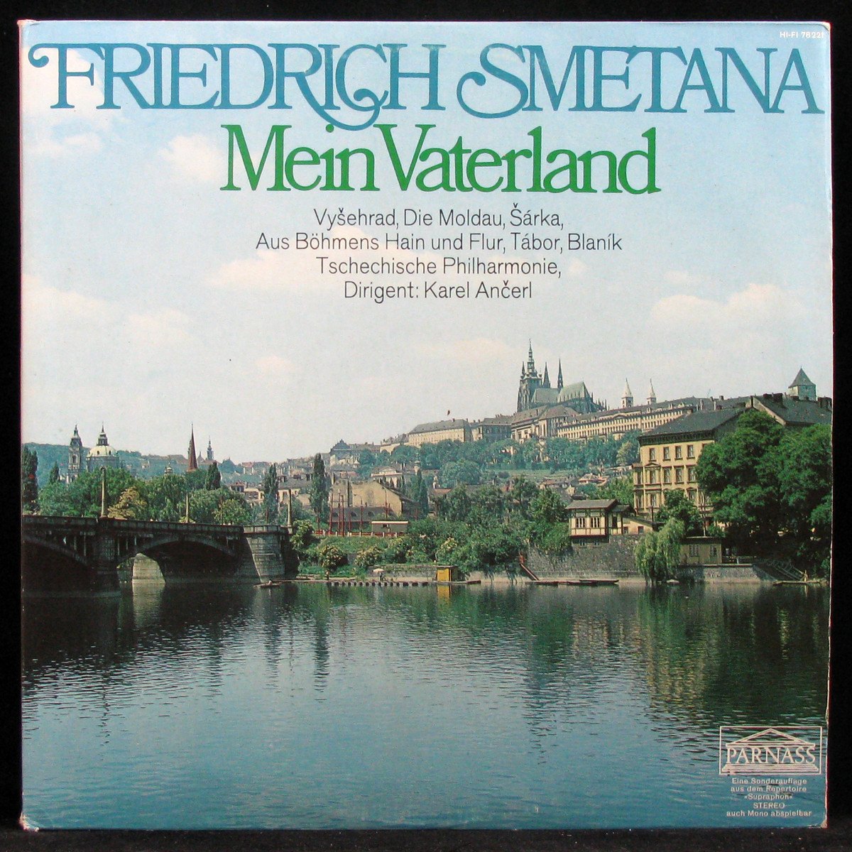 LP Karel Ancerl / Czech Philharmonic Orchestra — Smetana: Mein Vaterland (2LP, club edition) фото