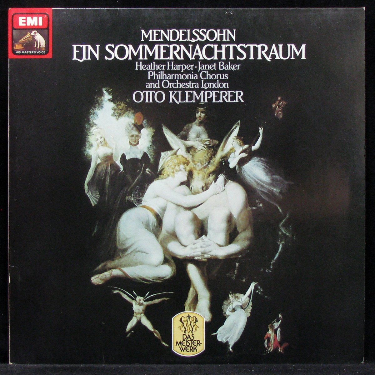 LP Otto Klemperer / Orchestra London — Mendelssohn: Ein Sommernachtstraum фото