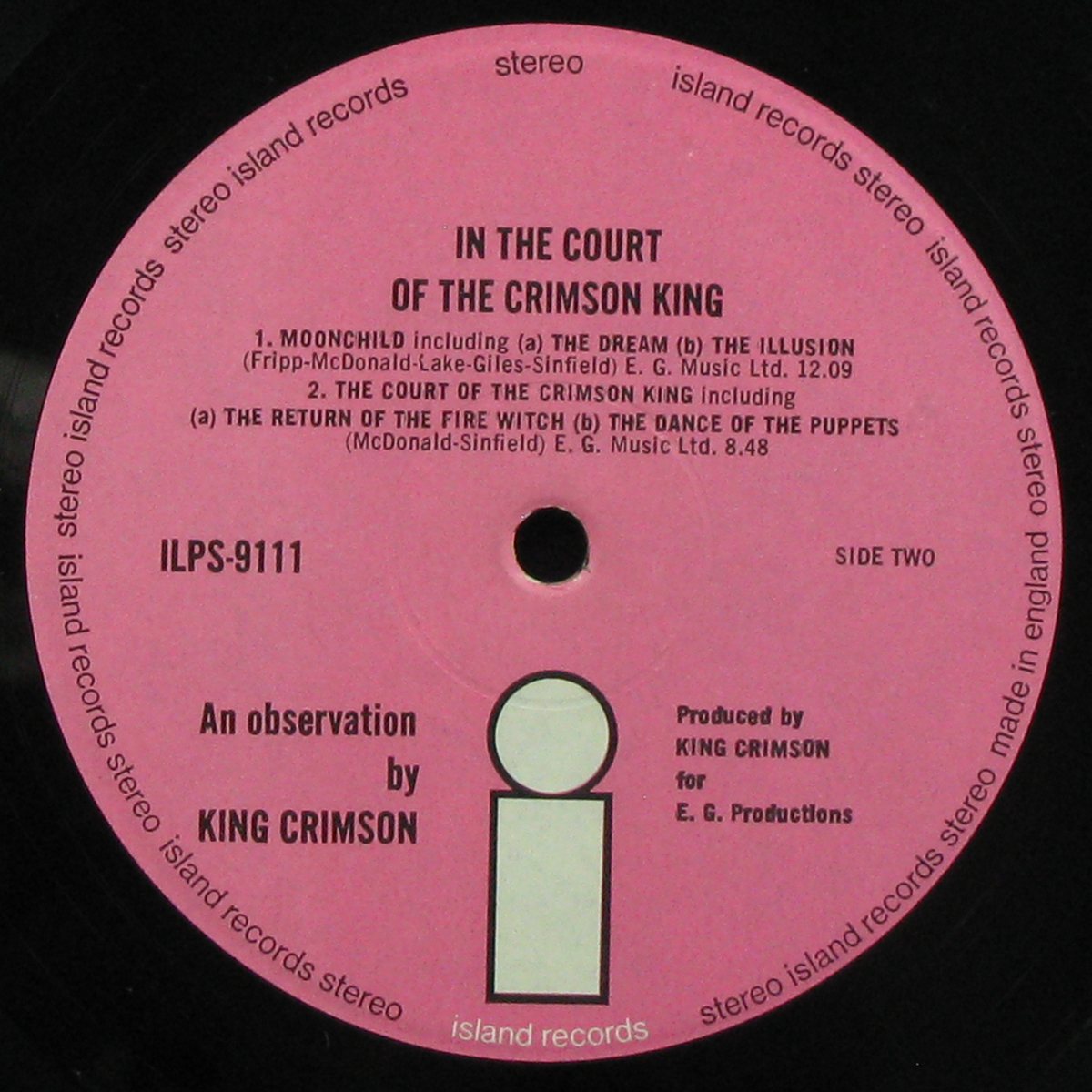 LP King Crimson — In the Court Of Crimson King фото 5