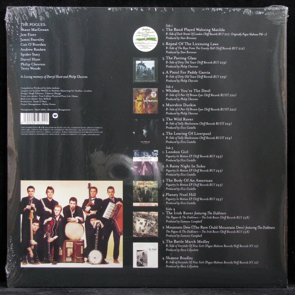 LP Pogues — Stiff Records B-Sides (1984-1987) (2LP, coloured vinyl) фото 2
