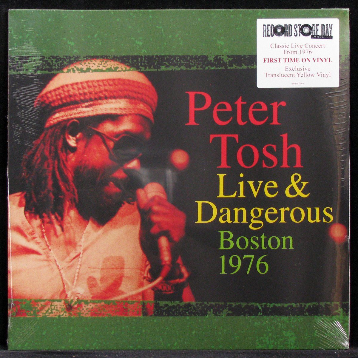 LP Peter Tosh — Live & Dangerous: Boston 1976 (2LP, coloured vinyl) фото