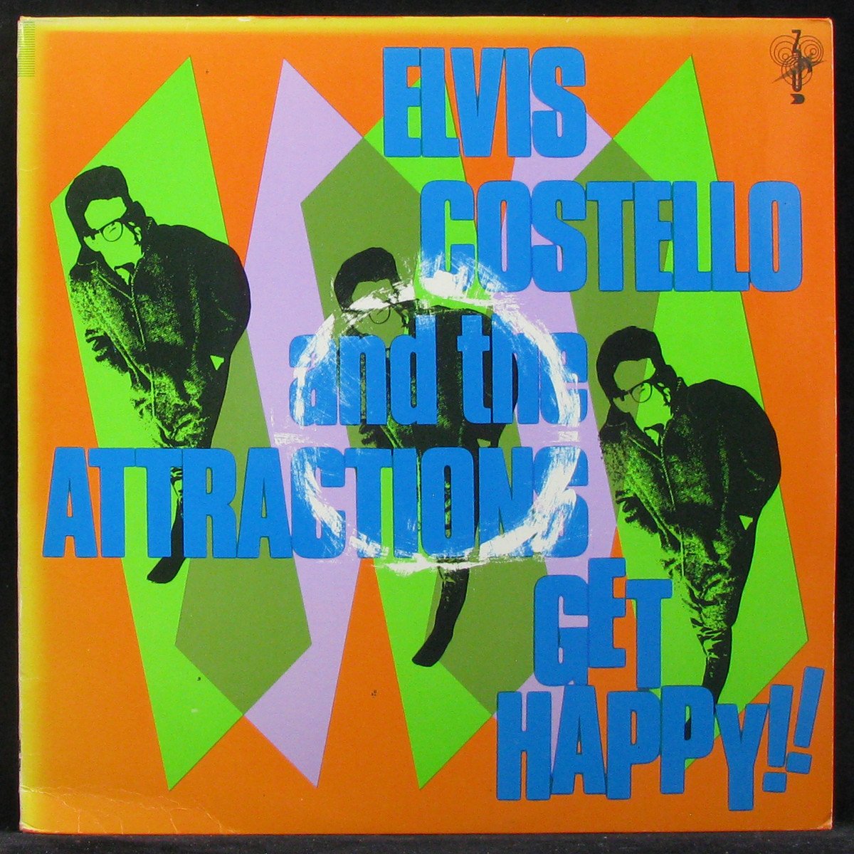 LP Elvis Costello & The Attractions — Get Happy! (+ poster) фото