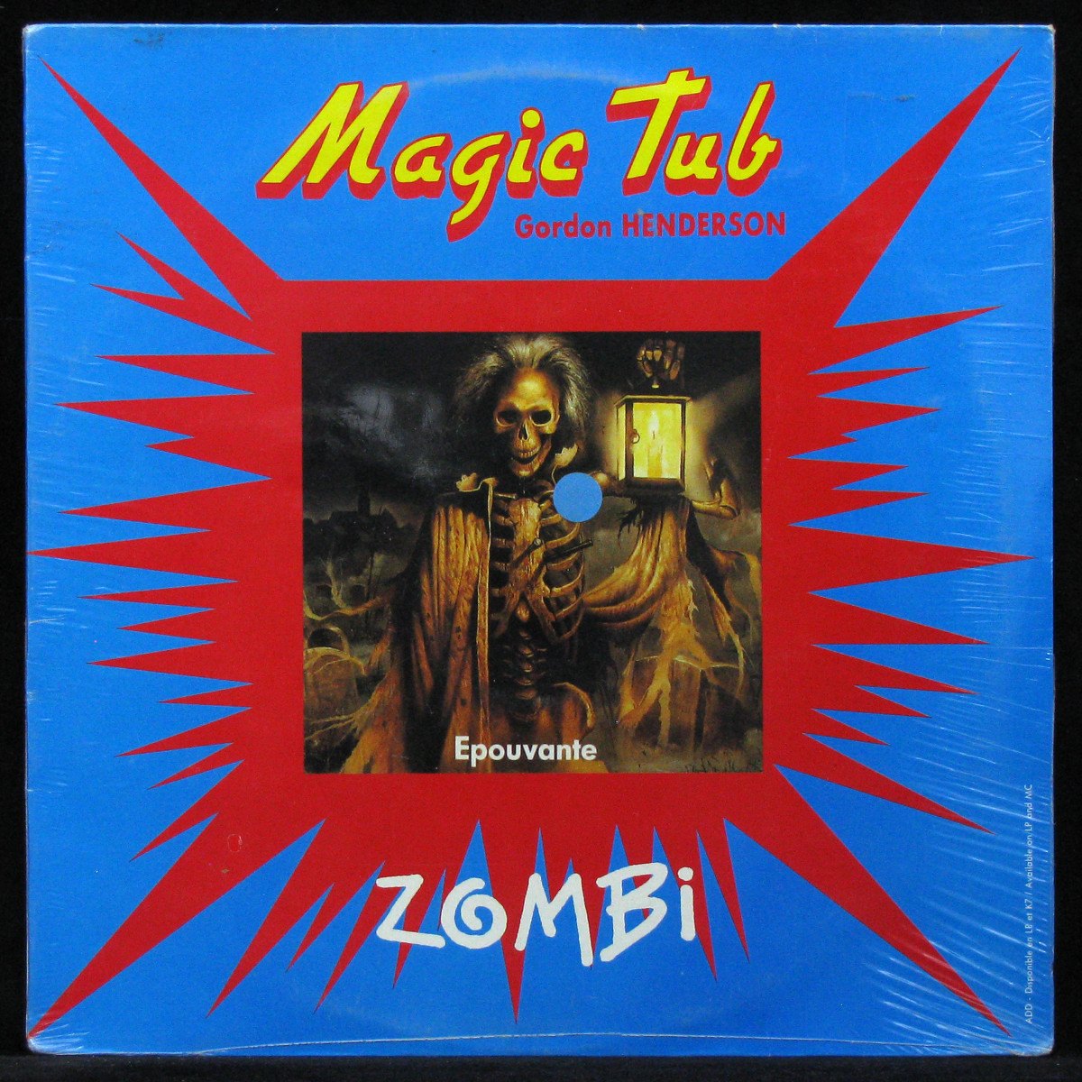 LP Magic Tub / Gordon Henderson — Zombi (sealed original) фото