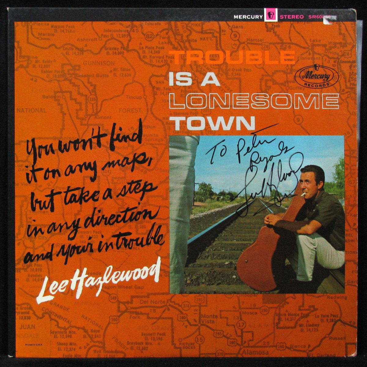 LP Lee Hazlewood — Trouble Is A Lonesome Town фото